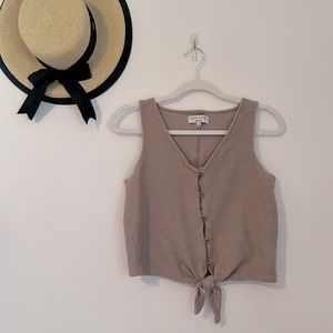 Madewell  Tie-Front  Tank Top